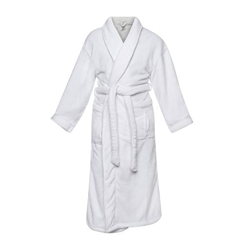 CHADSWORTH & HAIG Ultimate Doeskin Brushed Microfiber Bathrobe Lined In Terry. Luxury Spa & Hotel Bathrobe for Women and Men