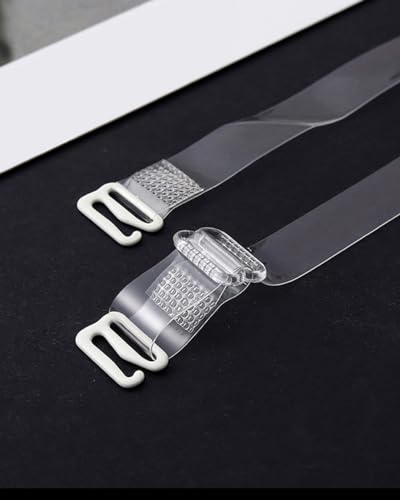 MUSSIN Clear Bra Straps 3 Pairs Invisible Bra Straps Adjustable Shoulder Bra Strap Non-Slip Transparent Bra Straps4