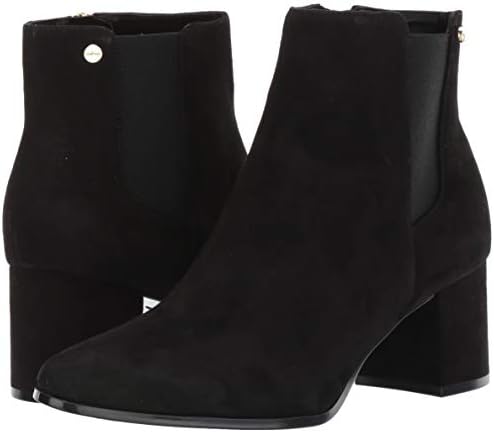 Calvin Klein Women's Fisa Ankle Bootie, Black Kidsuede, 6 M | Image 6