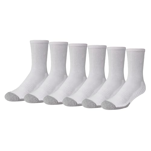 Image of Women's Athletic Socks, Pack of 6, Made with Combed Cotton - Size 9-11