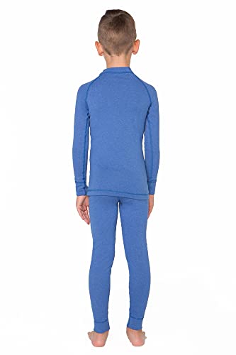 Set Biancheria Intima per Bambini Funzione Set Termica con Maglia a Maniche Lunghe e Pantaloni Termici - Termoattivo Transpirante Morbido, Calde Set per Ragazzo e Ragazza - Image 4