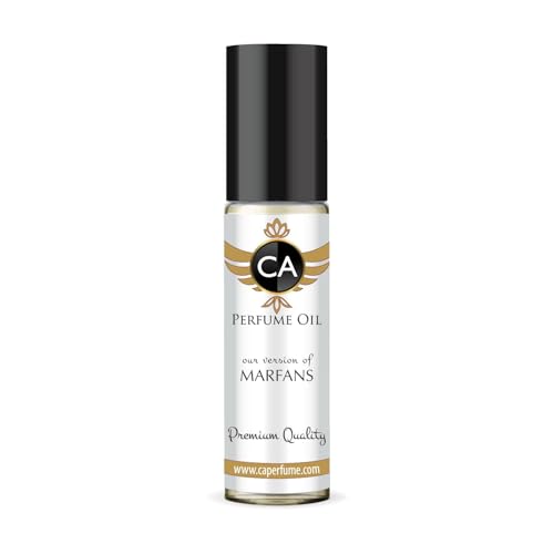 CA Perfume Impression of Marfans Unisex Fragrance Oil Floral Woody Musk Scent Long Lasting Perfumes for Women &amp; Men Travel Size TSA Ready Mini Parfum Body Oil Roll-on 0.33 Fl Oz 10ml