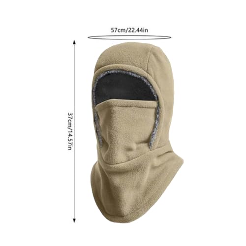 Unisex Windproof & Warm Balaclava, Winter Warm Neck Mask Ear Protection One Piece Hat, for Outdoor Activities(A07)