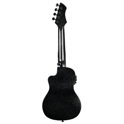Ortega Guitars Ukulélé Concert électro-acoustique – Série Horizon – tête inversée – agathis/ finition pailleté brillant… - Les Beatles, Paul McCartney, John Lennon, RIngo Starr, George Harrison Ortega Guitars Ukulélé Concert électro-acoustique - Série Horizon - tête inversée - agathis/ finition pailleté brillant… – Image 4