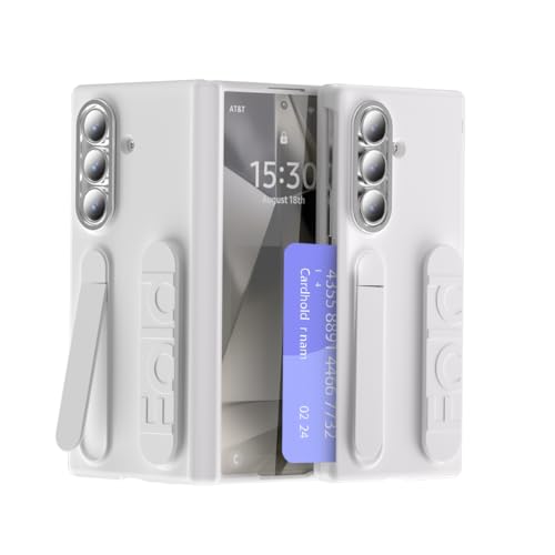 Coque Samsung Z Fold 7 avec dragonne blanche pour une liberté totale en voyage et au bureau