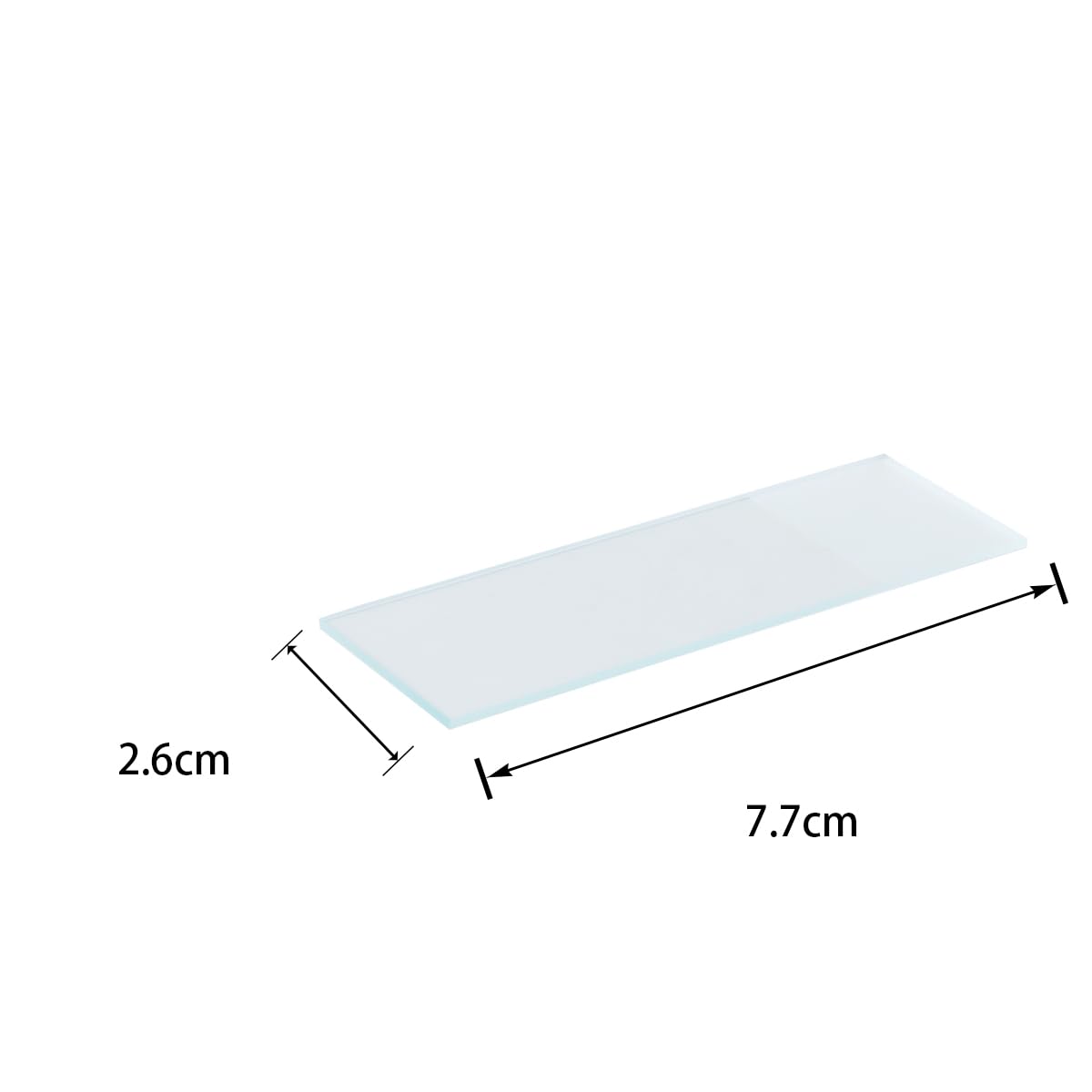 WANGCL Lot de 200 lames en verre pré-nettoyées pour microscope - Pour l'éducation biologique, les étudiants, les laboratoires - 2,5 x 7,6 cm
