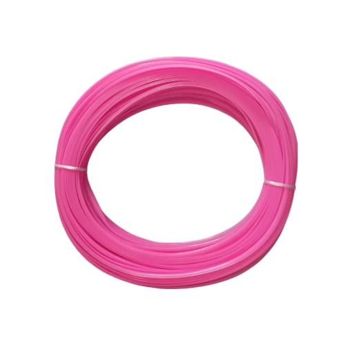 ADW CRAFT'S® Plastic Wire for Basket Making(30 Colours)|Plastic Koodai wire|Glass Wire For Basket Making|Koodai Wire Roll|Plastic Wire For Koodai (200 Grms, 80 Mtrs, Baby Pink, 1)