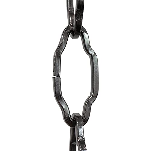 Image of RCH Hardware CH-S57-33-GUN Steel Chandelier Chain, Gunmetal (1 Foot)