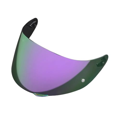 Visière de moto en polycarbonate K1 anti-rayures pour les balades d'été avec casque AGV K5S Deep Purple