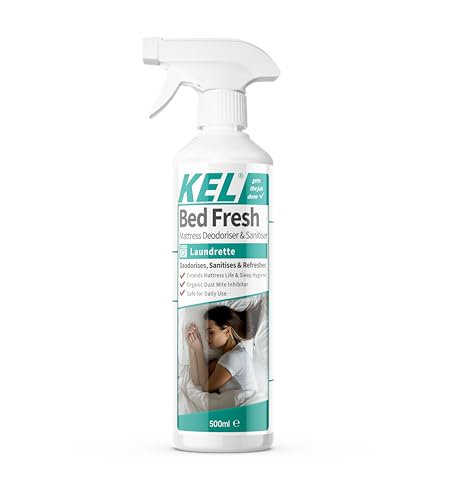 KEL - Bed Fresh Mattress Deodoriser & Sanitiser | Organic Dust Mite Inhibitor, Odour & Allergen Remover - 500ml