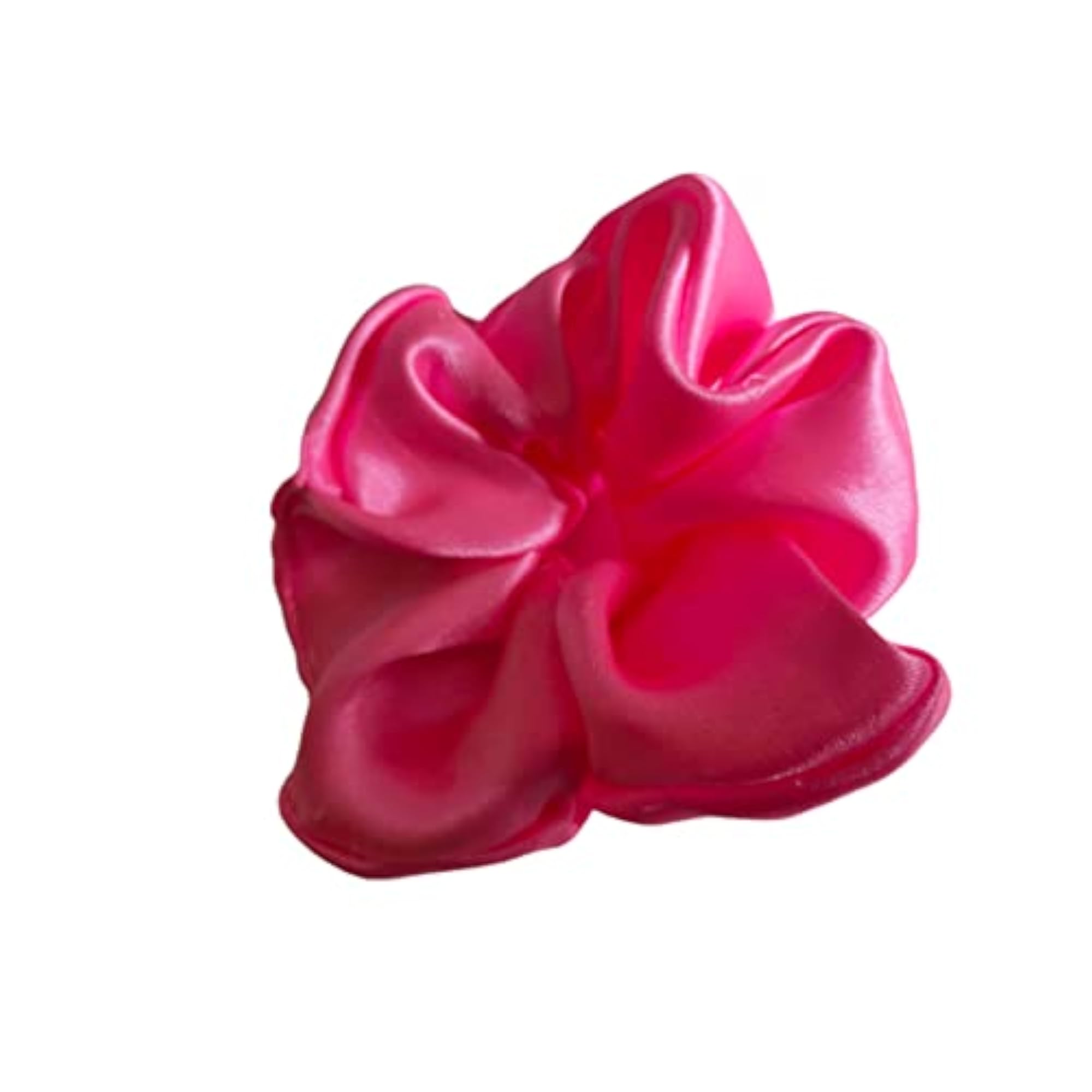Women's Satin Soft Silky Multicolor Scrunchies, 10 Pcs