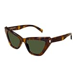 No polarizada Gafas de Sol Saint Laurent SL 466 Havana/Green 54/17/145 mujer