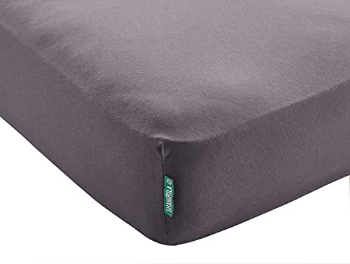 Spannbettlaken »Berlin« Bettlaken BxL+H 180x200+30 cm Dunkelgrau Microsatin Hautfreundlich für Boxpringbetten Matratzen bis 30 cm Höhe, 202092 Spannbettlaken »Berlin« Bettlaken BxL+H 180x200+30 cm Dunkelgrau Microsatin Hautfreundlich für Boxpringbetten Matratzen bis 30 cm Höhe, 202092