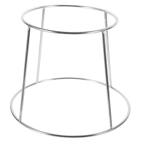 ERINGOGO Stainless Steel Seafood Display Rack Double Food Tray Holder for Buffets Versatile Design for Restaurants Parties and Home Use Sturdy Serving Tray Stand for Various