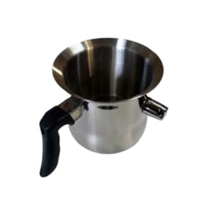 Bain Marie – Wax melting Pot – 1.5kg – with integral Water Jacket and Lid