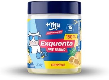 Exquenta +Mu Performance Pré-Treino Sabor TROPICAL – 300g | Energ...