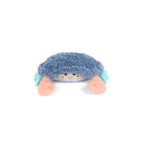Image of MON AMI Shaggy Shy Crab Plush Toy, 10-Inch Ocean Stuffed Animal Kids Gift