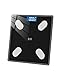 CNSMCWG Bilancia da Bagno Bluetooth Bluetooth Body Body Bilancia Smart Electronic Bilancia Bilancia Equilibrio Body Composition Analyzer (Color : Black)