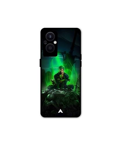 Image of Premium Anime 1 Case for Oppo F21 Pro 5G (Glossy Finish) Soft-Touch Metal TPU Back Cover, Shockproof, Designer, Aesthetic Mobile Phone Case