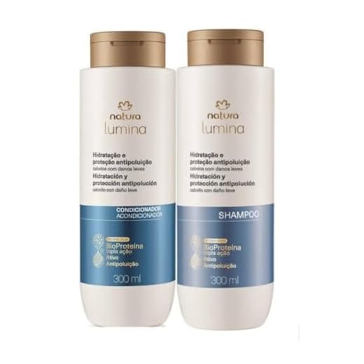 Kit Shampoo e Condicionador Lumina Hidratação e Proteção Antipoluição (Lisos)
