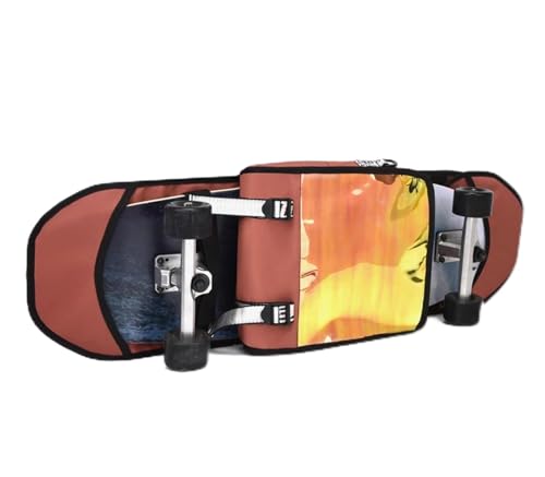 Mochila para skate y surfskate de hombro doble impermeable