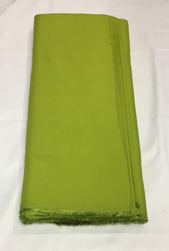Image of BKRKJ Women's Rayon Cotton Unstitched Fabric by Meter for Sewing Suit Salwar Chudidar Patiyala Kurti Shirt Kameez Blouse Kurta Pyjama (Light Parrot Green, 1.5 Meter)