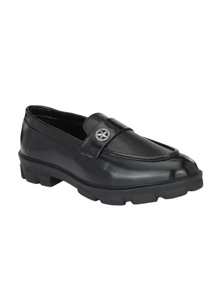 Big Fox Chunky Formal Corporate Loafers for Men (Black) (B0BM4KCLSG) Amazon Price History, Amazon Price Tracker