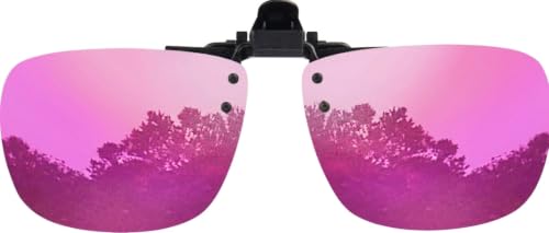 Image of Success Eyewear Clip On Sunglasses Flip Up Polarized Sunglasses Clip onto Eyeglasses Over Prescription Glasses Case Included