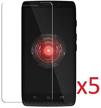 eTECH Collection 5 Pack of Anti Glare & Anti Fingerprint (Matte) Screen Protectors for Motorola Droid MAXX XT1080M - Shipping from USA