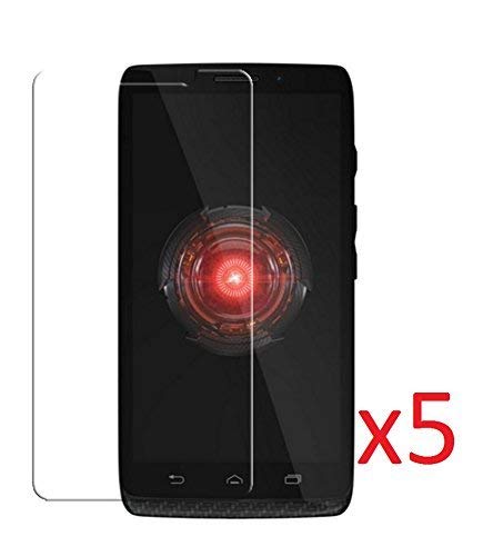 eTECH Collection 5 Pack of Anti Glare & Anti Fingerprint (Matte) Screen Protectors for Motorola Droid MAXX XT1080M - Shipping from USA