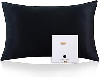 ZIMASILK 100% Mulberry Silk Pillowcase for Hair and Skin, Both Sides 19 Momme Silk, 1pc (Standard 50x75cm,Ivory white)