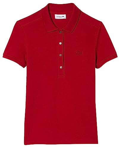 Lacoste Damen Pf5462 Poloshirts, Lighthouse Red, 42