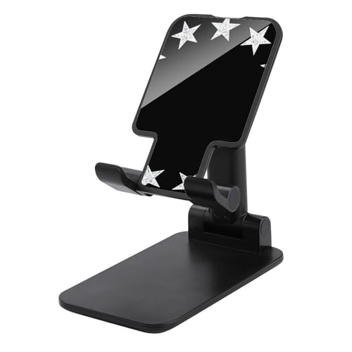 13 Stars Betsy Ross Colonial FlagAdjustable Foldable Cell Phone Stand, Universal Desktop Phone Tablet Holder Ergonomic Height Angle Adjustable Portable Travel Desk Stand Compatible with 4-13 Inch Smar