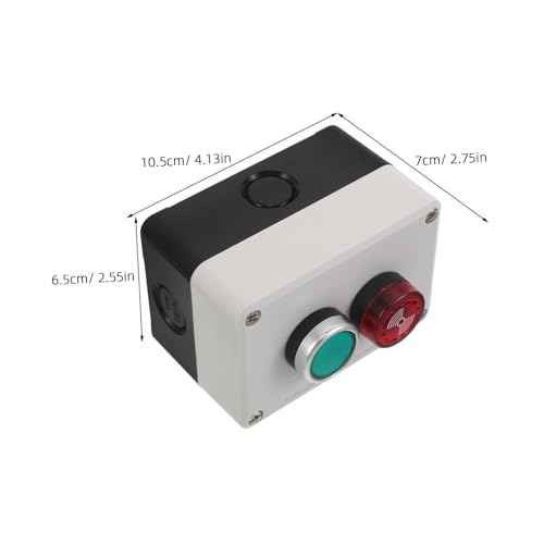 Caja de botón para control industrial con función inicio parada 2