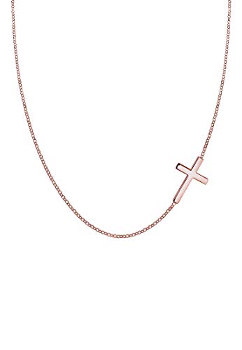 Preisvergleich Produktbild Elli Halskette Damen mit Anhänger Kreuz Religion in 925 Sterling Silber