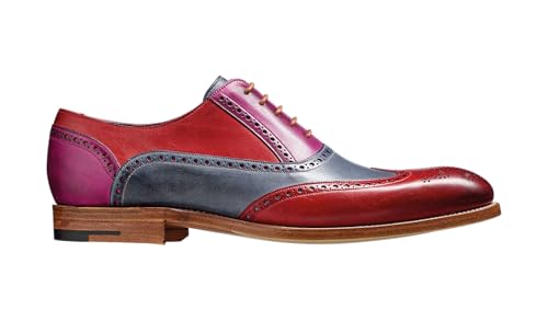 Image of BARKER Valiant Men's Handmade Oxford Derby Shoes - Premium Calf Leather, Goodyear Welted, Hand-Painted Finish, Classic Formal Style