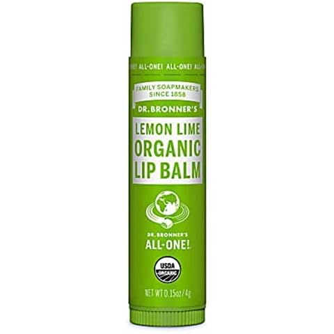 Dr. Bronner's Organic Lemon and Lime Lip Balm Cover