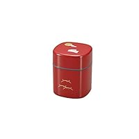 Amazon｜たつみや(Tatsumiya) 茶入れ 朱月うさぎ サイズ：約W8 D8 H10