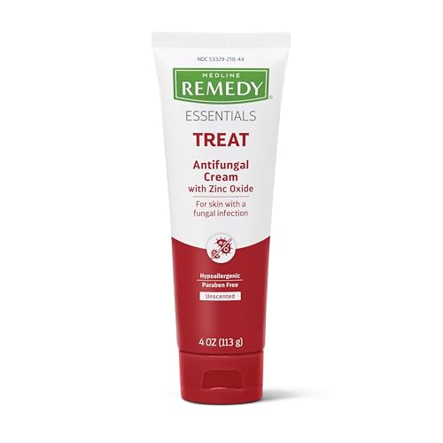 Medline Remedy Essentials Antifungal Cream with Zinc Oxide - 4 oz. Each