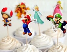 Cupcake Toppers Birthday Party Supplies Favors Pack of 24