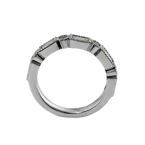 Bague de fiançailles moissanite et argent 925, le cadeau parfait pour avril