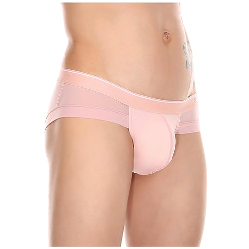 Mens Sexy Thongs Low Rise Mini Cheek Thong Soft Under Panties Bulge Enhancing Briefs Soft Breathable Underpants