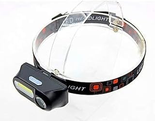 Jinxuny Mini Headlamp Waterproof LED Headlight 6-mode COB Head Light Lamp Flashlight with USB Rechargeable for Outdoor Camping Fishing Hiking