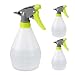 Relaxdays Sprühflasche, 3er Set, 500 ml, Düse mit Nebel und Strahl, mit Skala, nachfüllbar, Kunststoff, Zerstäuber, weiß 10035620
