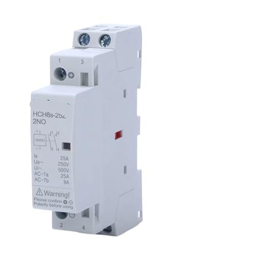 Contacteur CC 24V HCH8s-25Z pour automatiser l'éclairage de jardin et les volets roulants