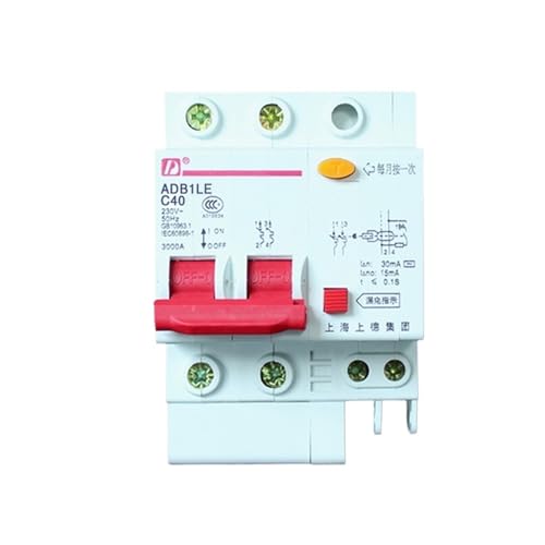 Interruptor de protección contra fugas ADB1LE-2P 40A para el hogar DZ47LE-63 C40