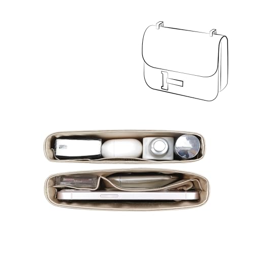 Image of Fits for Constance Bag Insert Organizer For Hermes(18 Without Mirror,Champagne)