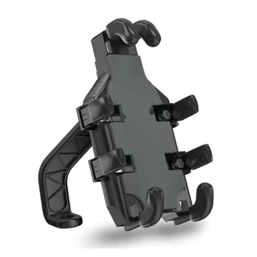 Support téléphone anti-vibration à 8 griffes pour quad et moto