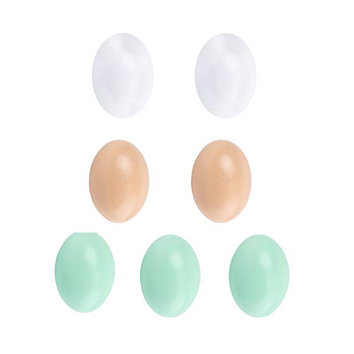 TAINAN Fillable Easter Eggs with Hinge Bulk Colorful Bright Plastic Easter Eggs Perfect for Easter Egg Hunt Suprise Egg Easter Hunt(7-Pack)