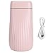 Toasses USB Ultrasuoni Doppio ugello Umidificatore d'Aria Umidificatore colorato Luce Regolabile Humidificatore 1000ml (Rosa)